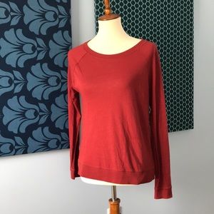 *FINAL PRICE* Brick Red Loft top, size medium